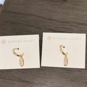 Kendra Scott Gold Hoop Earrings